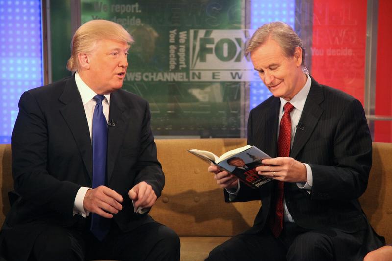 Donald Trump promotes his new book "Time to Get Tough" on Fox & Friends with Steve Doocy.